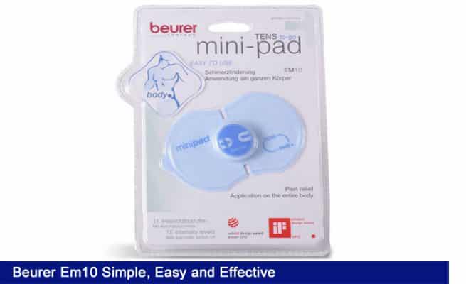 Máy Massage Điện Xung Trị Đau Mỏi Lưng Beurer Em10 10 máy massage xung điện cơ thể mini beurer em10