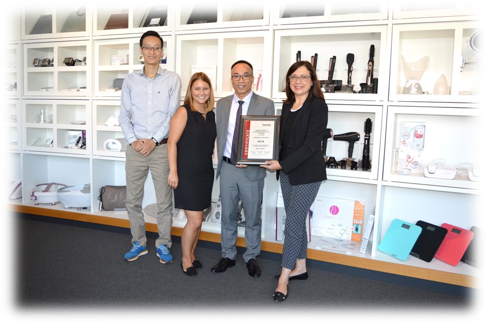 năm 2015 cũng là năm hợp phát vinh dự đạt danh hiệu  "partner of the year 2015" do beurer trao tặng