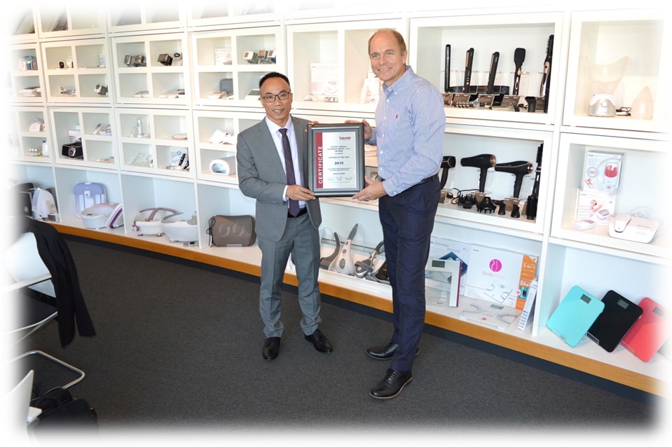 năm 2015 cũng là năm hợp phát vinh dự đạt danh hiệu  "partner of the year 2015" do beurer trao tặng