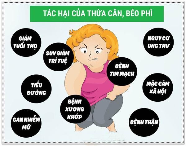 Hậu Quả Của Béo Phì Và Cách Giảm Béo 6 hậu quả của béo phì và cách giảm béo