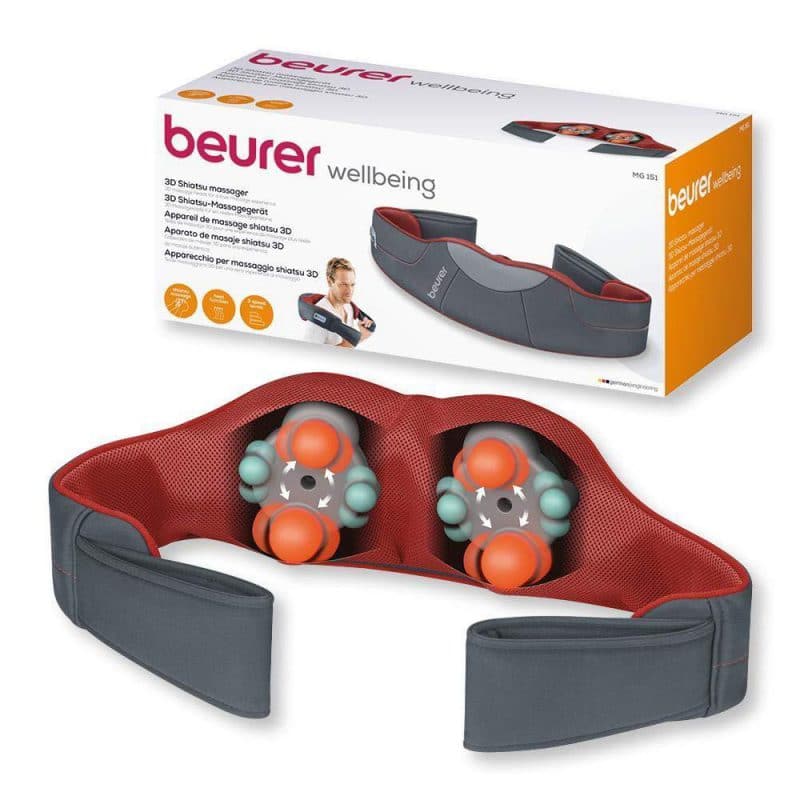 Đai Massage Cổ Vai Gáy Beurer Mg151 4 đai massage cổ vai gáy beurer mg151