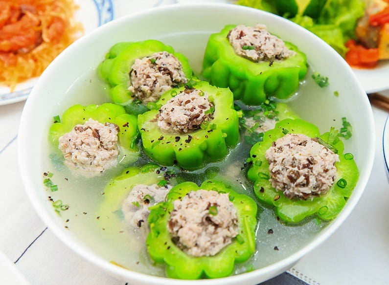 canh mướp đắng