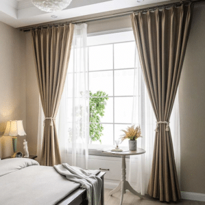 sử dụng rèm cửa