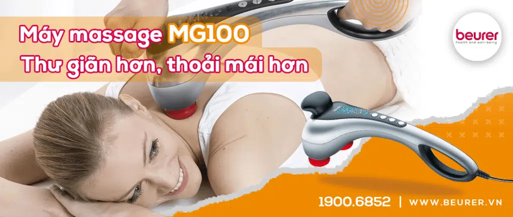 máy massage cầm tay beurer mg100