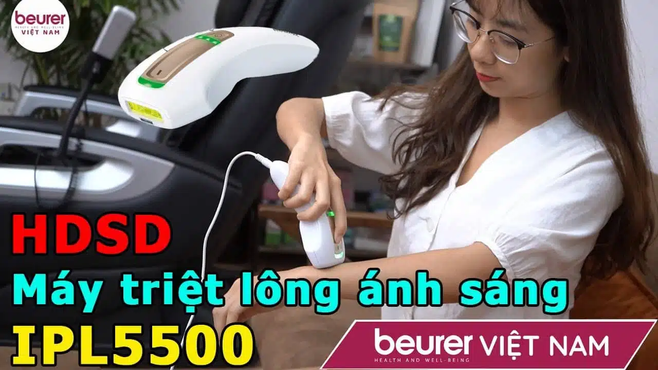 Máy Triệt Lông Beurer Pure Skin Pro Ipl 5500 4 máy triệt lông beurer pure skin pro ipl 5500
