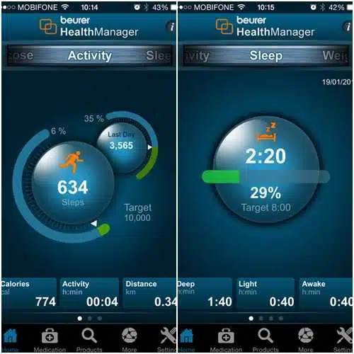 đồng hồ cảm biến vận động beurer as80 12 đồng hồ cảm biến vận động beurer as80 11