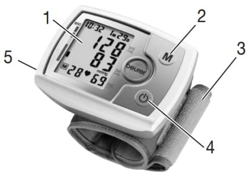 máy đo huyết áp cổ tay beurer bc31 8