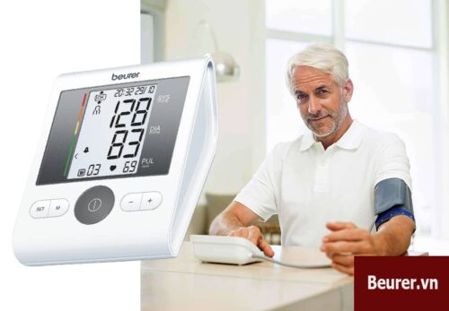 máy đo huyết áp bắp tay có adapter beurer bm28a 4