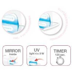 máy sấy gel móng tay uv beurer mpe38 15