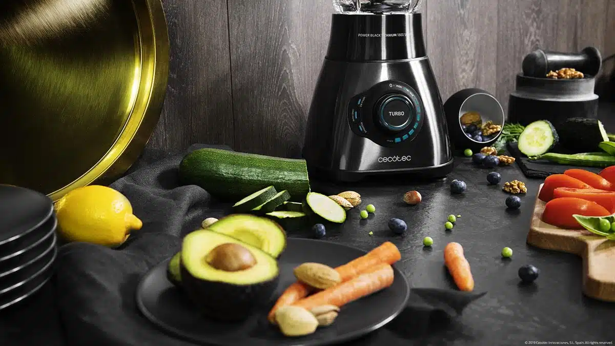 Máy Xay Sinh Tố Cecotec Power Black Titanium 1800 Smart 2 máy xay sinh tố cecotec power black titanium 1800 smart